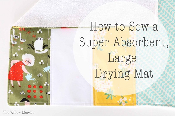 Tutorial: Absorbent dish drying mat