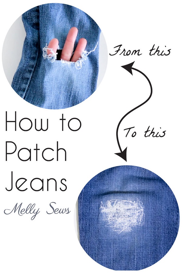 Tutorial: Patching your jeans