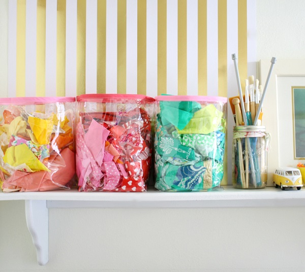 Tutorial: Clear vinyl storage baskets