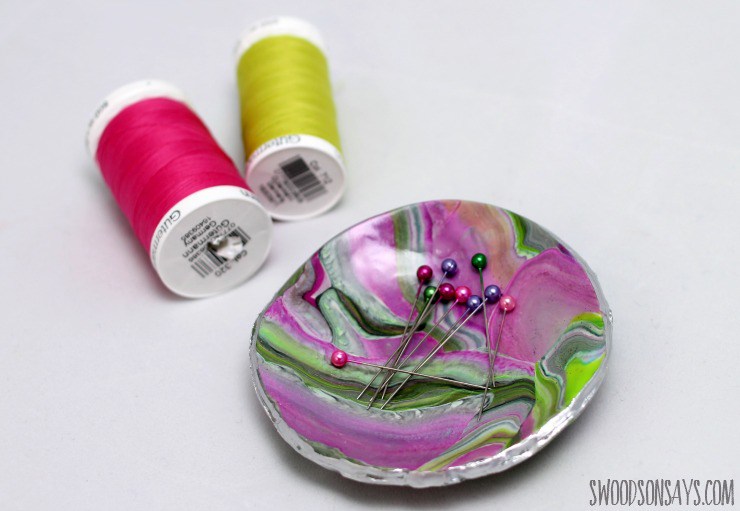 Tutorial: Marbled magnetic pin dish