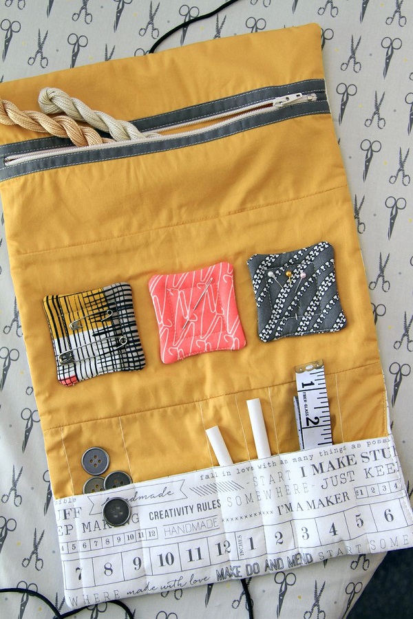 Tutorial: Make and Mend fold up sewing kit