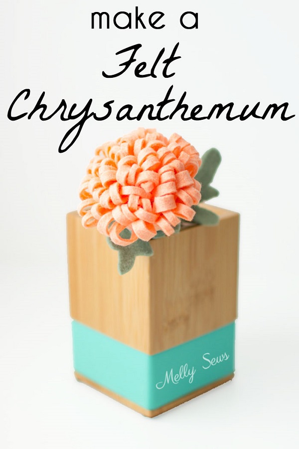 Tutorial: Felt chrysanthemum