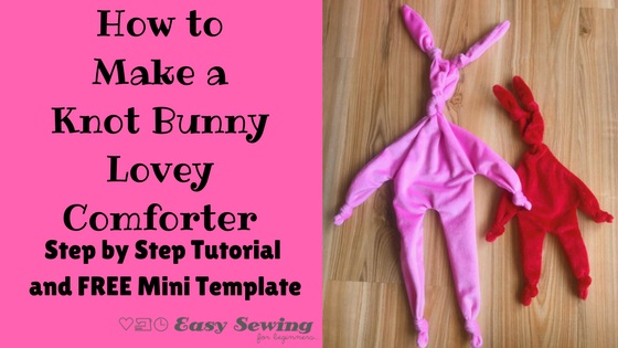 Free pattern: Knotted bunny lovey