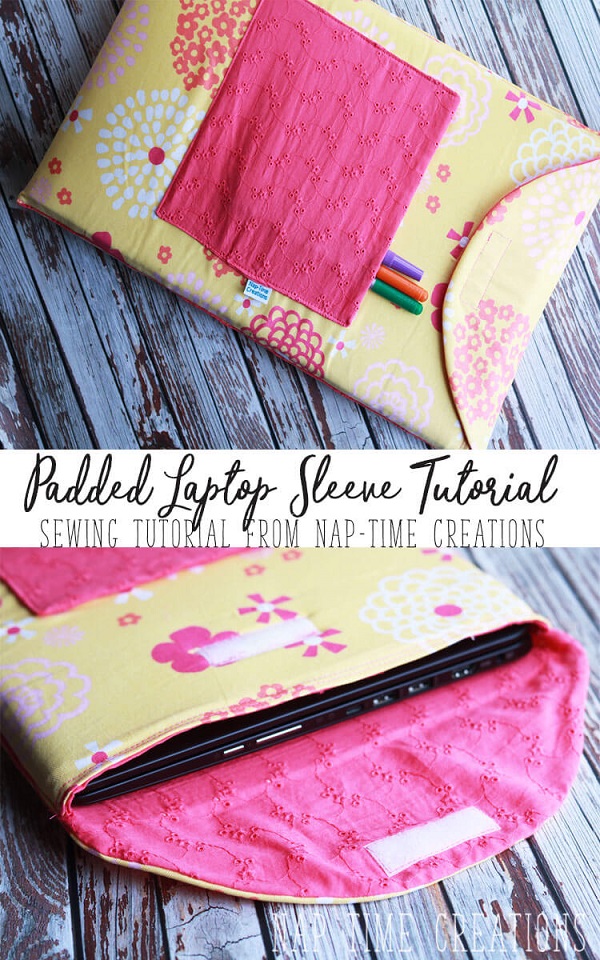 Tutorial: Sew a padded laptop sleeve