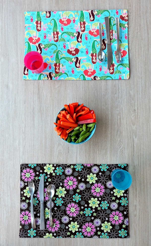 Tutorial: 10 minute reversible placemat