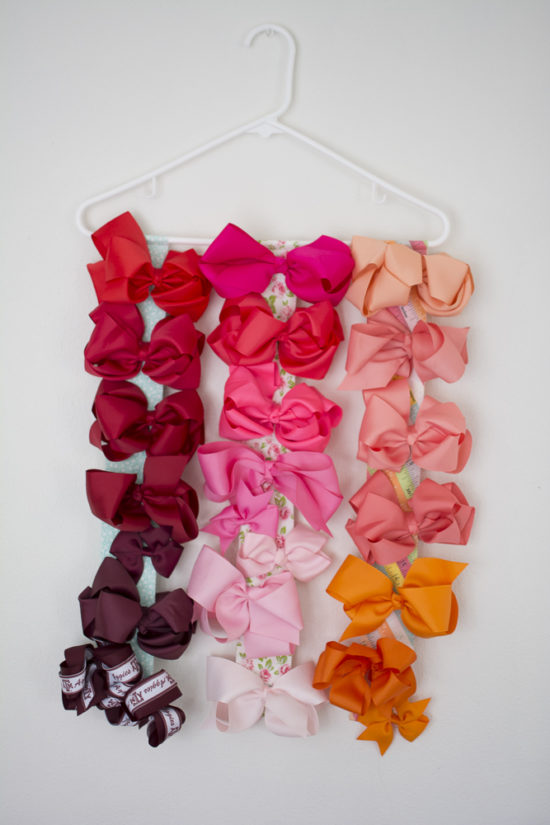 Tutorial: Super easy hair bow holder