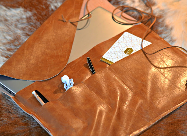 Tutorial: Modern leather laptop sleeve