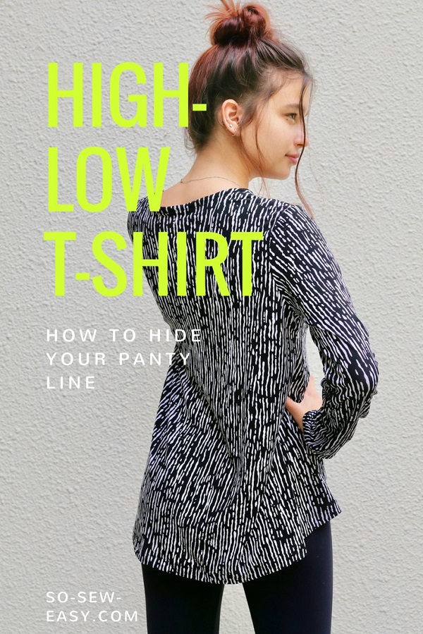 Tutorial and pattern: Women's high low shirt