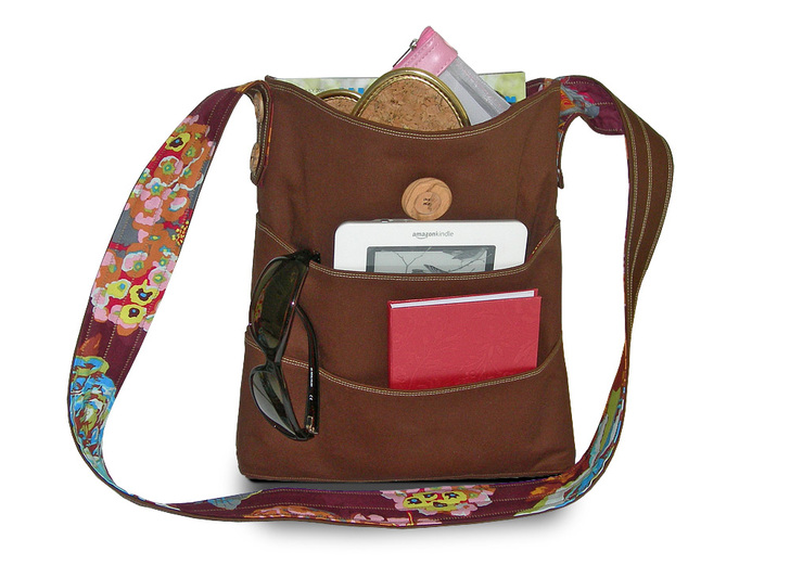 Tutorial: Small travel tote with wraparound pockets