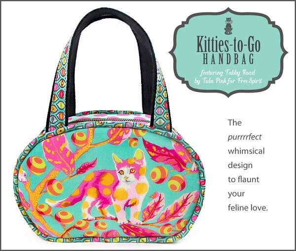 Tutorial and pattern: Little oval handbag