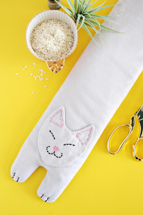 Tutorial and pattern: Kitty cat heating pack