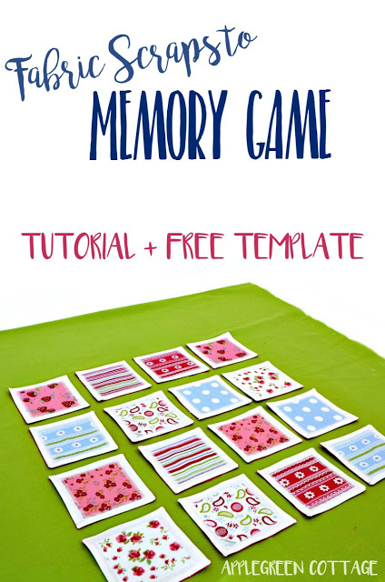 Tutorial: Scrap fabric memory matching game