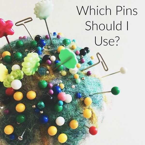 Types of sewing pins and when to use them