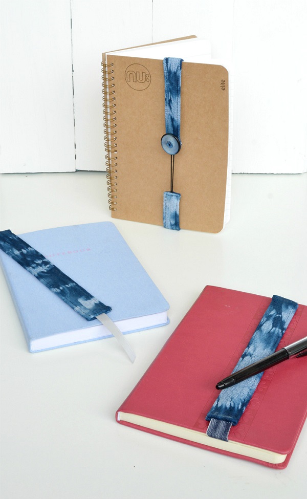 Tutorial: 2 ways to make a fabric and elastic bookmark