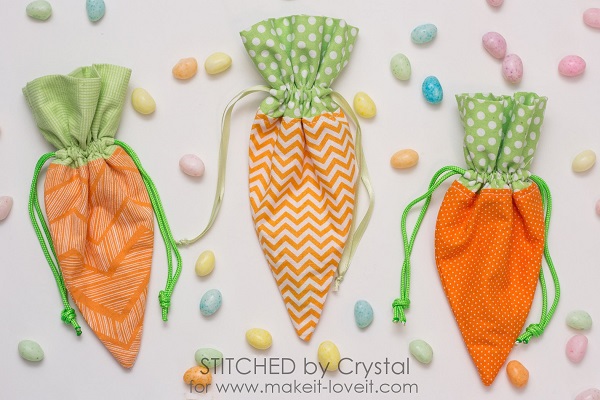 Tutorial: Easter carrot treat pouch