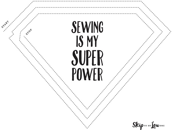 Printable: Sewing practice sheets