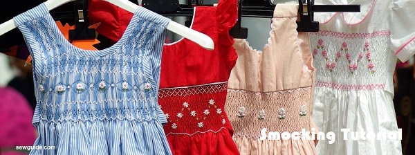 Tutorial: How to smock fabric for little girls dresses