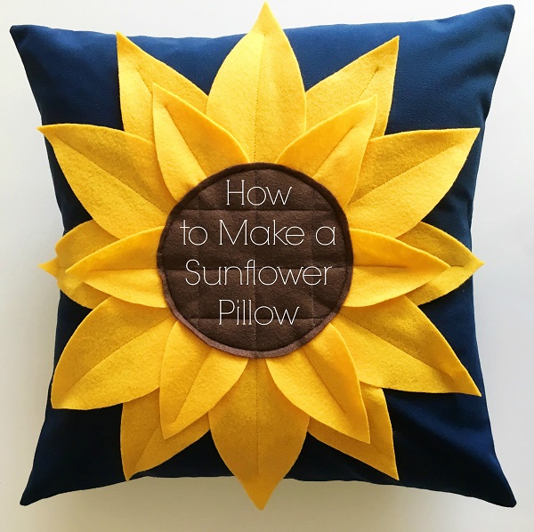  Tutorial: Sunflower pillow