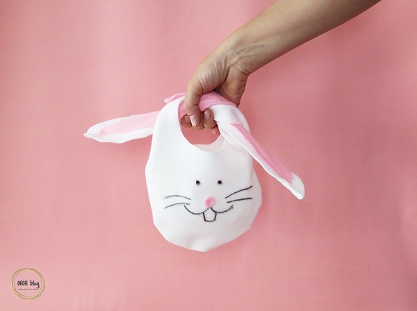 Tutorial: No-sew felt Easter bunny bag