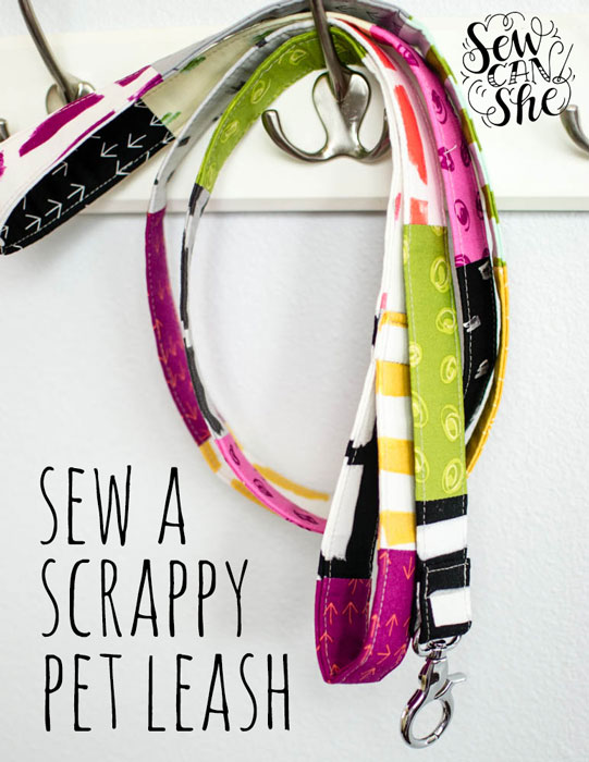 Tutorial: Scrappy patchwork pet leash