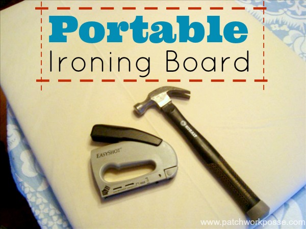 Tutorial: Make a portable ironing board