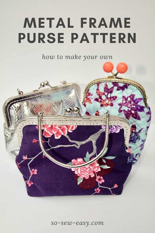 Tutorial: Make a pattern for a metal purse frame