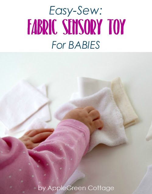 Tutorial: Fabric square texture sensory toy for baby