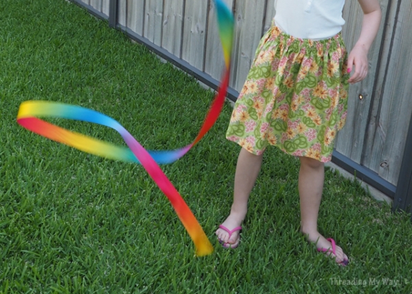 Tutorial: Sew a simple gathered skirt