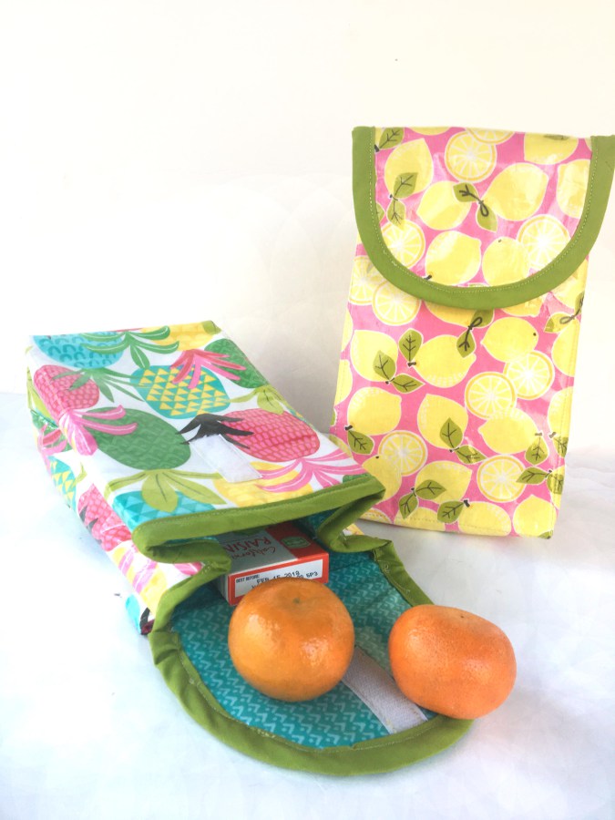 Tutorial: Sew a vinyl coated lunch bag