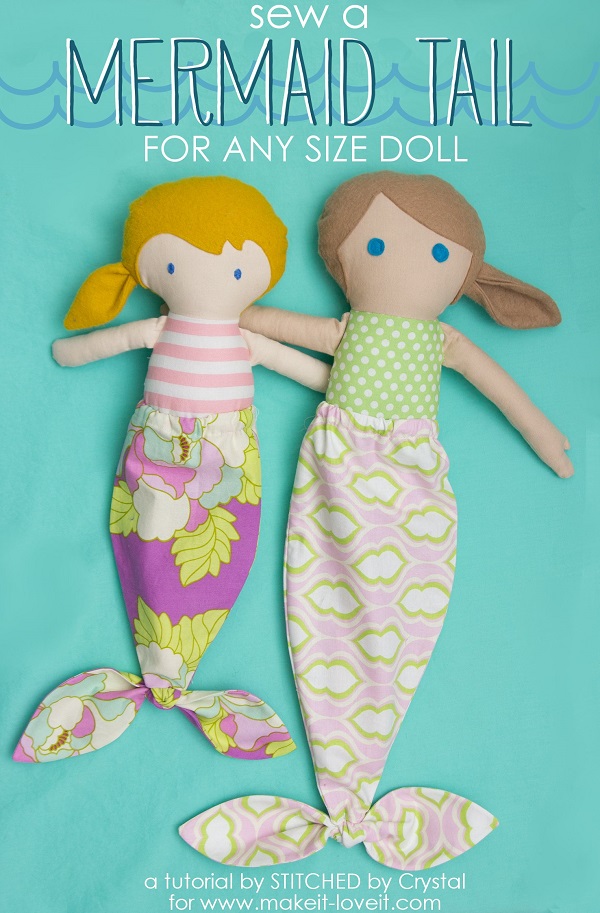 Tutorial: Mermaid tails for dolls