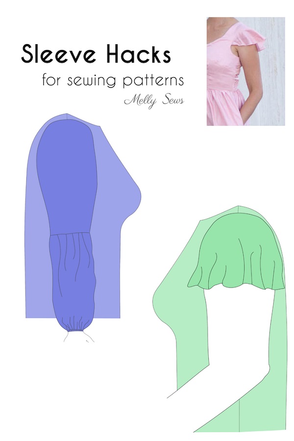 Tutorial: 2 easy sleeve pattern hacks