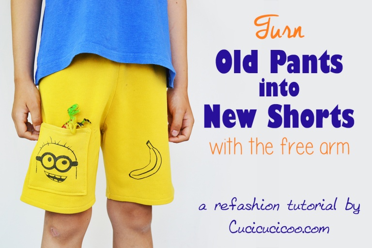 Tutorial: Make summer shorts from outgrown pants