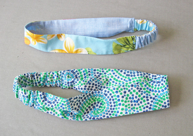 Tutorial: Scrap fabric headband