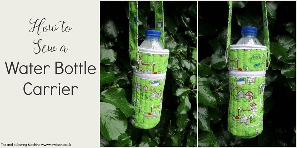 Tutorial: Quilted water bottle carrier