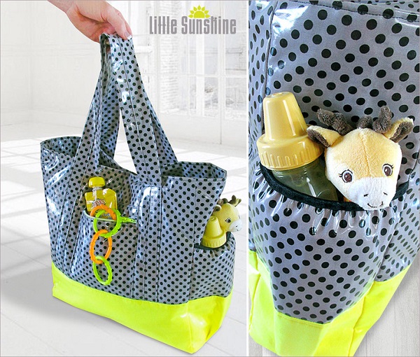 Tutorial: Laminated diaper tote