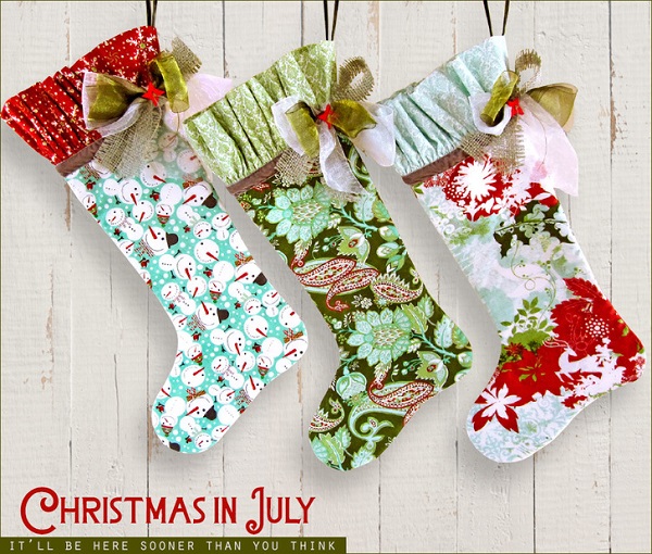 Tutorial and pattern: English cottage Christmas stocking