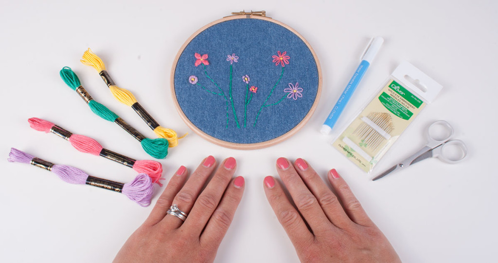 Tutorial: 7 easy embroidery stitches