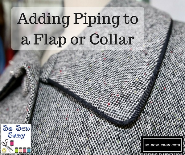 Tutorial: Easy method for sewing piping