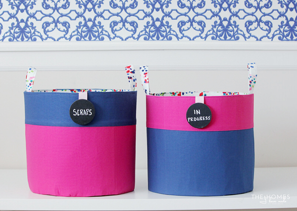 Tutorial: Color blocked canvas buckets