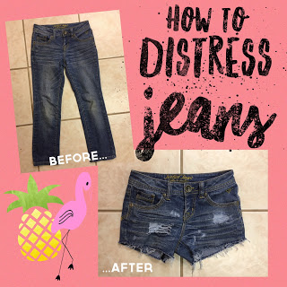 Tutorial: How to distress denim