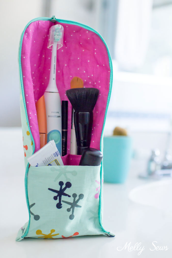 Tutorial: Stand up toothbrush travel case