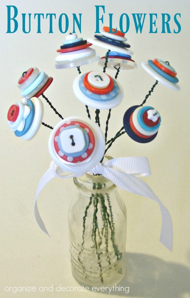 Tutorial: Easy button flowers