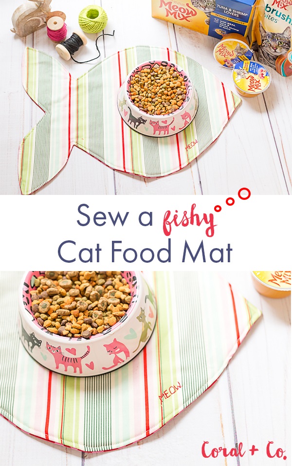 Tutorial: Cat food mat shaped like a fish