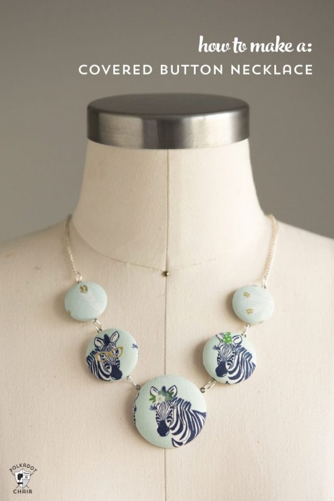 Tutorial: Covered button necklace