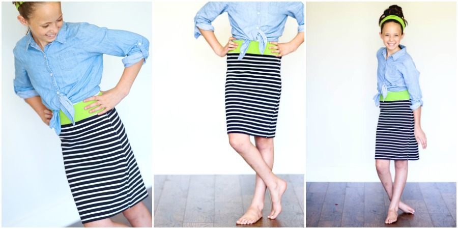 Tutorial: Easy 10-minute t-shirt skirt