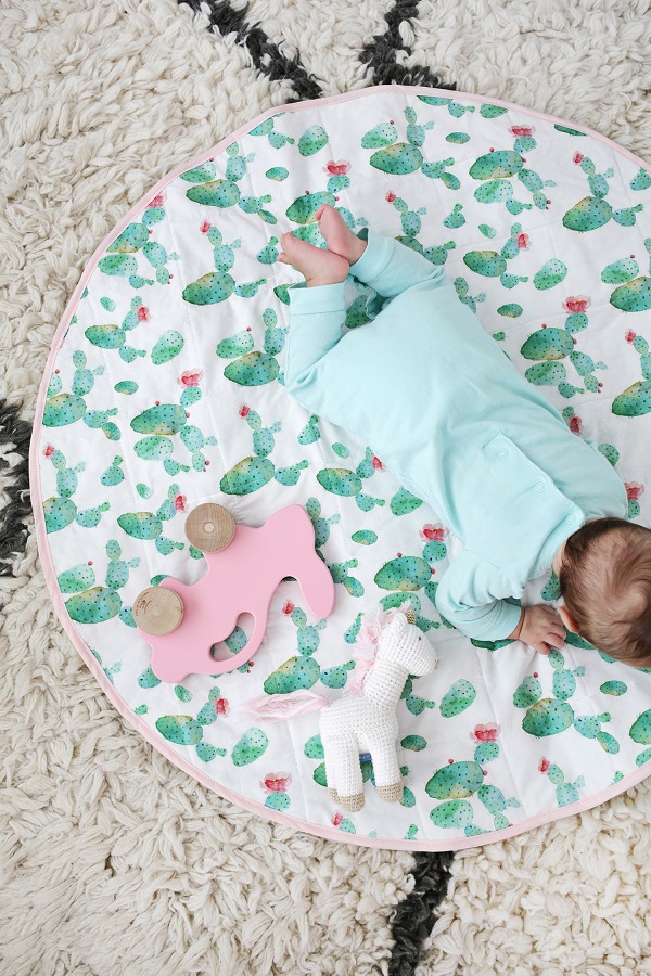 Tutorial: Round baby play mat