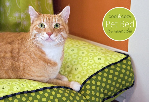 Tutorial: Reversible pet bed with removable cover