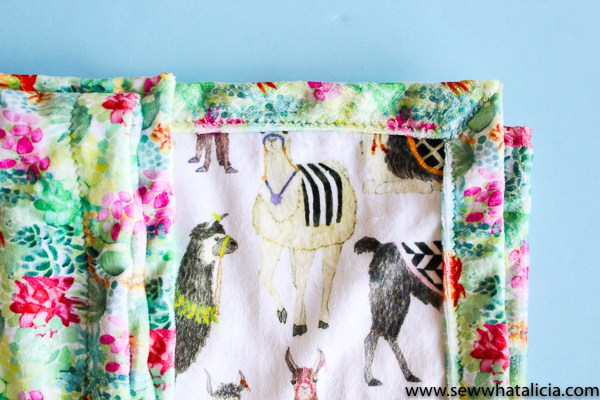 Tutorial: Minky baby blanket made easy