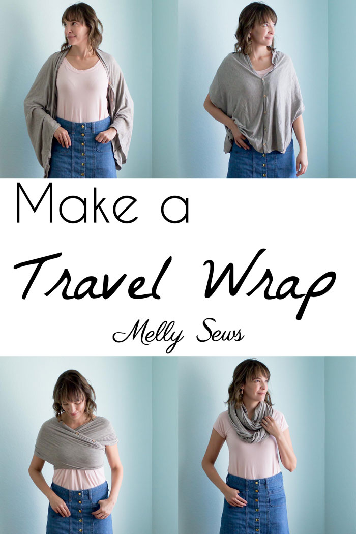 Tutorial: Sew a convertible travel wrap