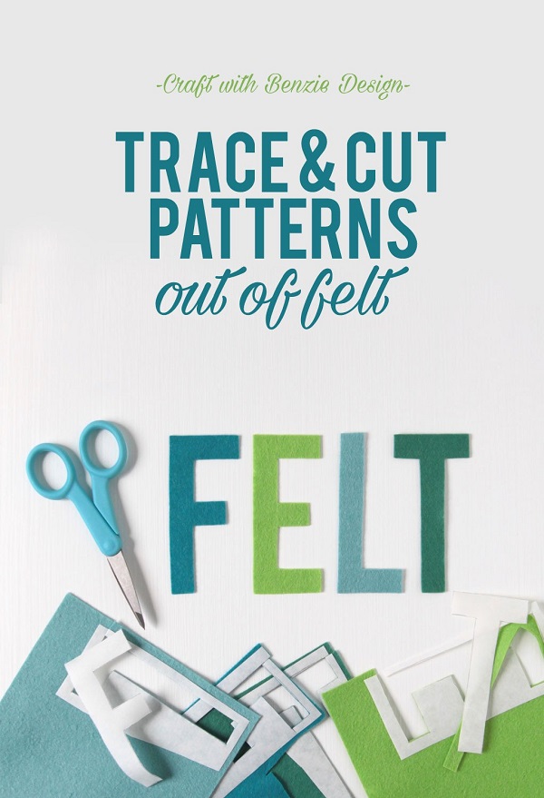 Tutorial: How to trace and cut designs from felt